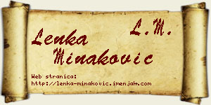 Lenka Minaković vizit kartica